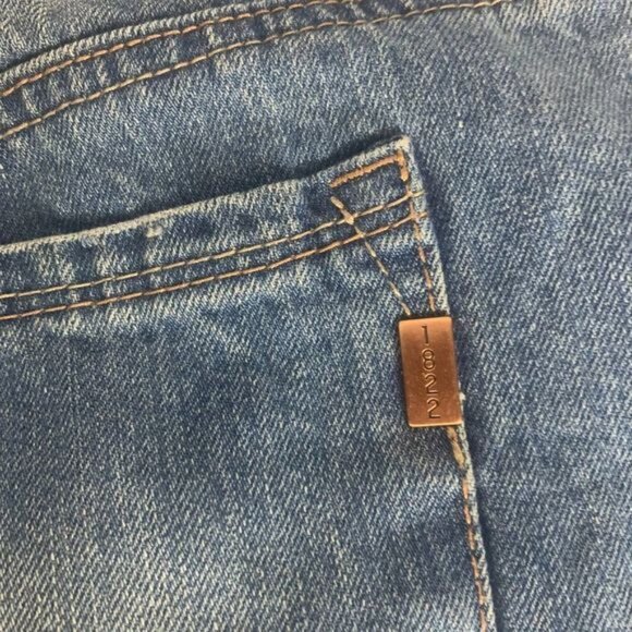 1822 Denim Womens Distressed Blue Jean Skirt Size 10 - Picture 12 of 12